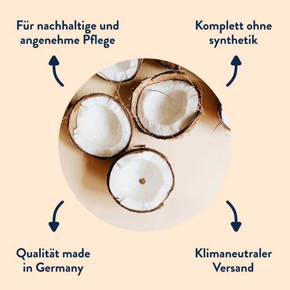 Mit Kokos-Vanilleduft