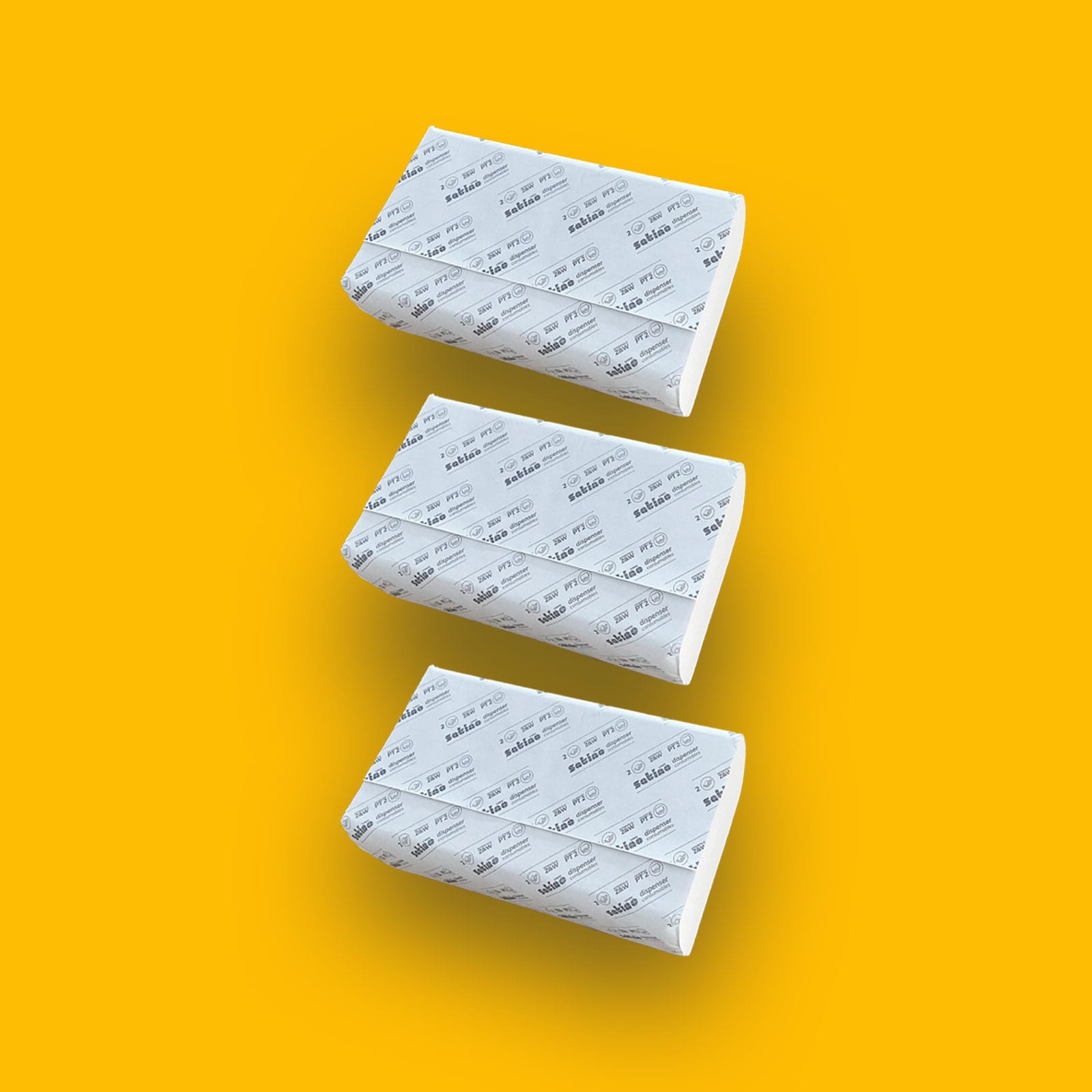 100% aus recyceltem Altpapier - plastikfrei verpackt