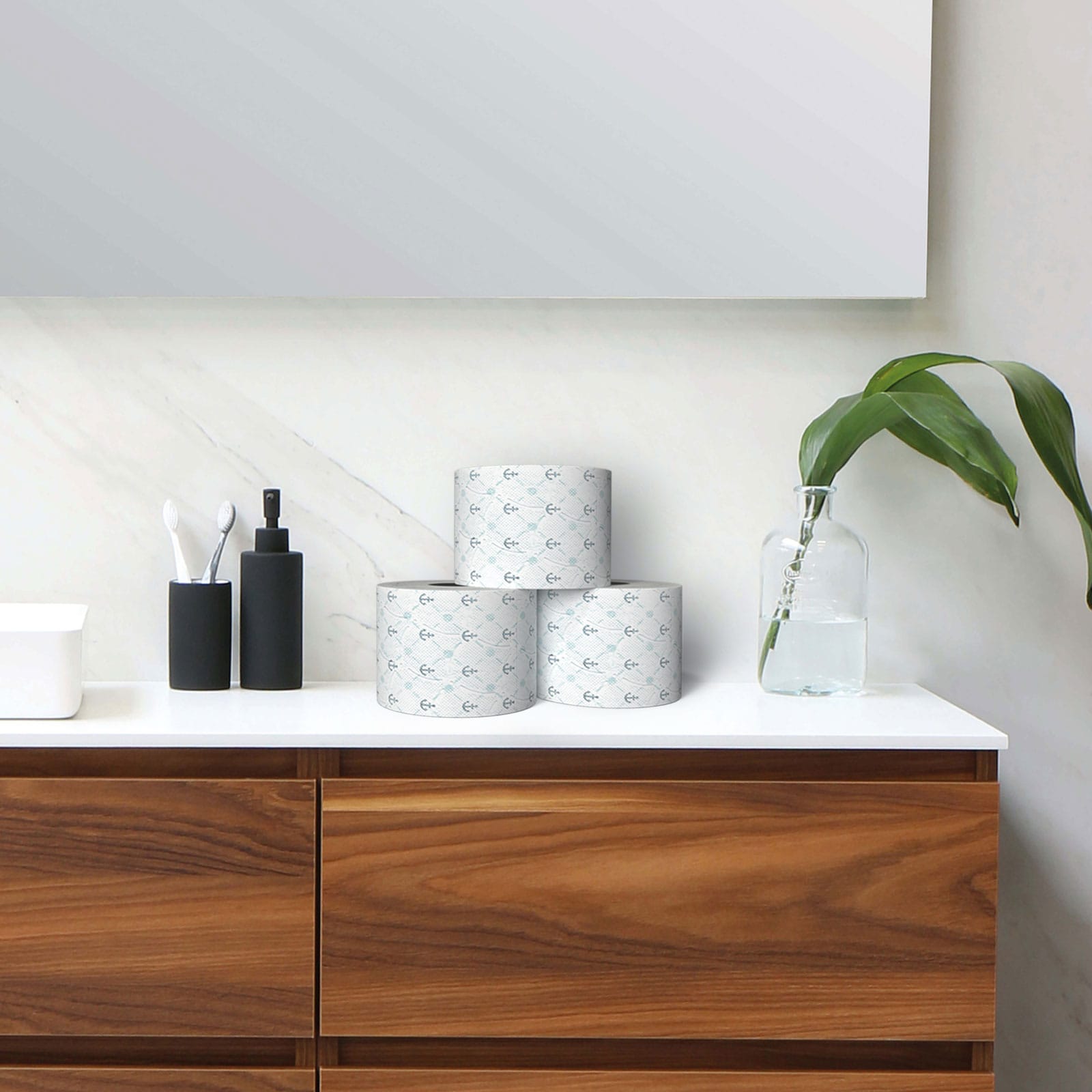 Klopapier als Hingucker