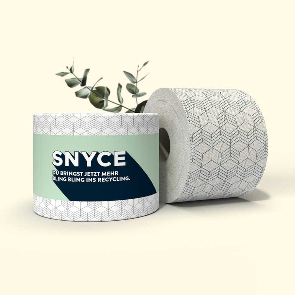 Toilettenpapier Nicecube einzeln verpackt