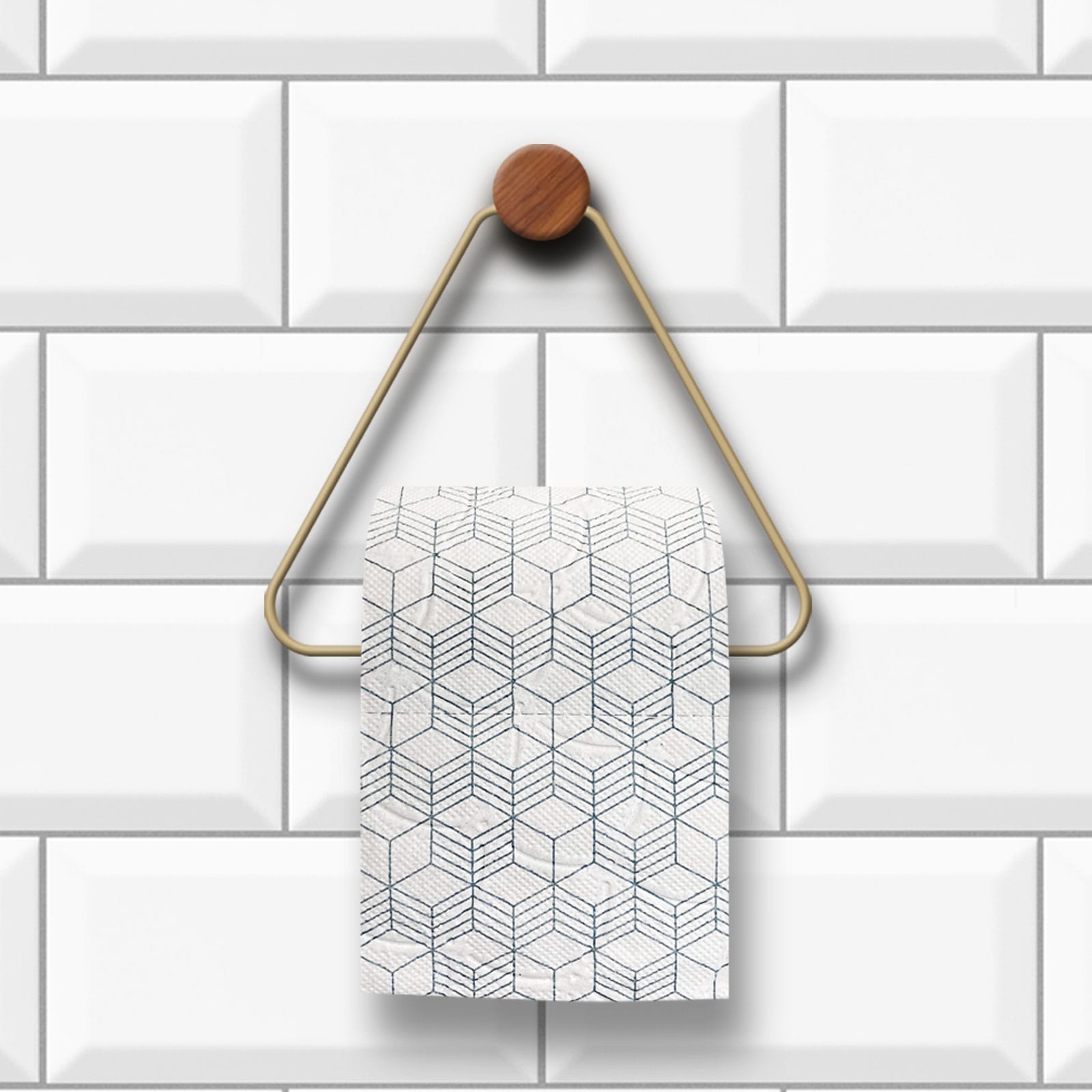 Design Toilettenpapier mit Bauhaus Print