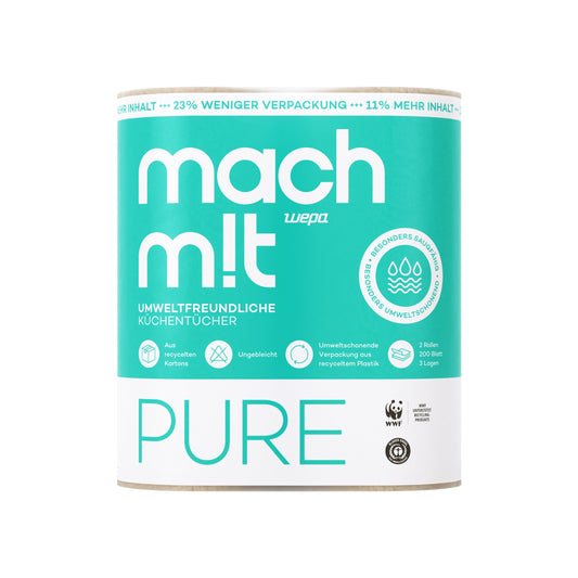 mach m!t PURE Küchenrolle 3-lagig - Vorratspack
