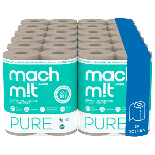 mach m!t PURE Küchenrolle 3-lagig - Vorratspack