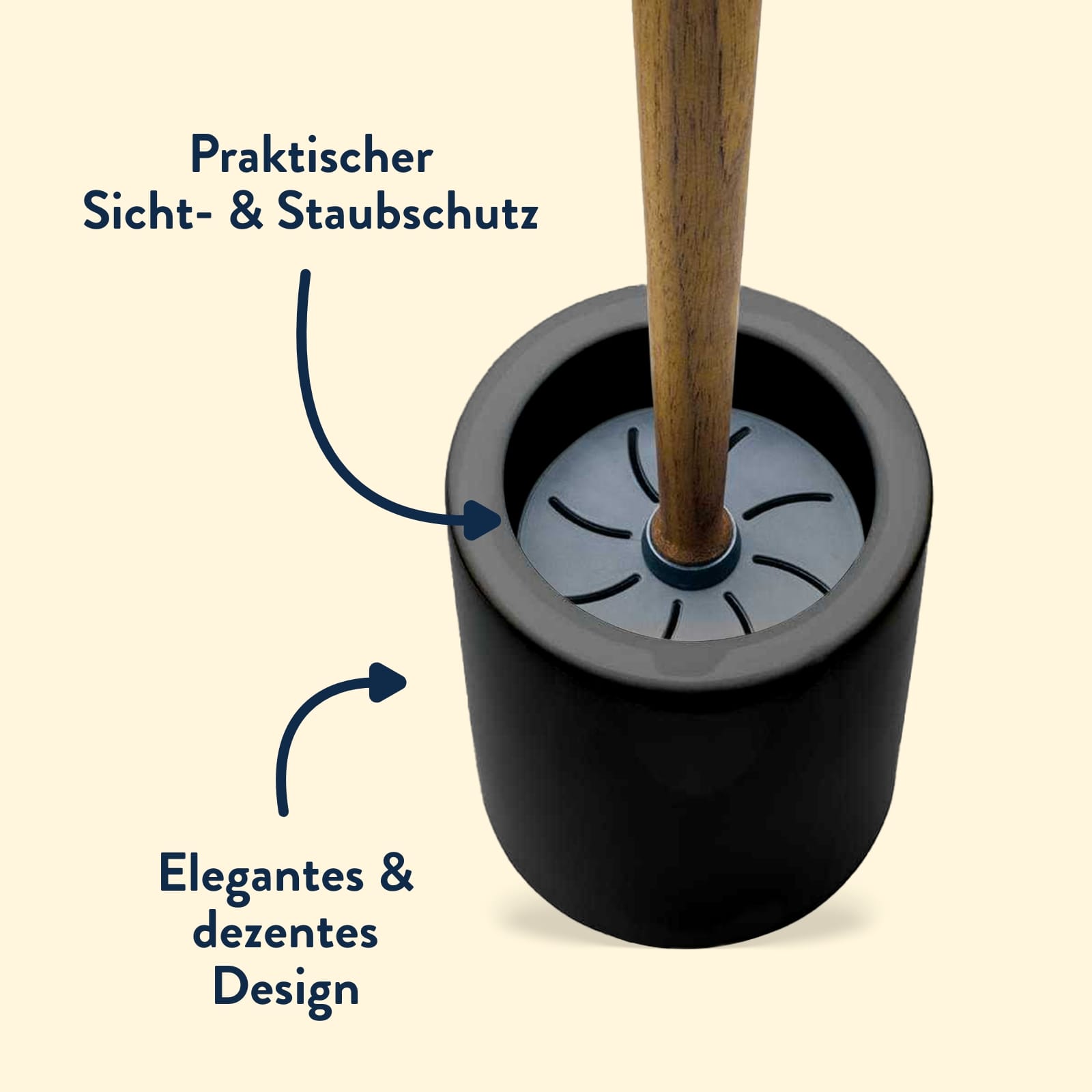 Gummilamellen für gründliche Reinigung