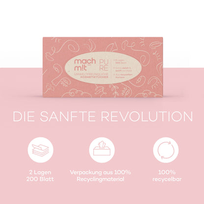mach m!t PURE Kosmetiktücher Box