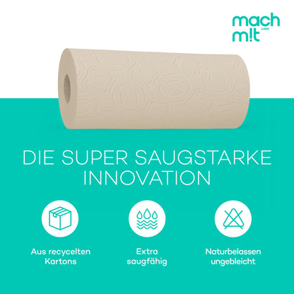 mach m!t PURE Küchenrolle 3-lagig - Vorratspack